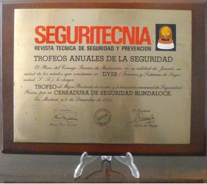 PREMIO SEGURITECNIA