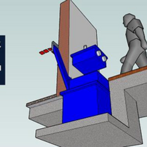 CAJA FUERTE CON BUZON TELESCOPICO PARA EMPOTRAR EN SUELO diseñada para: REPSOL Pinche la imagen para agrandar