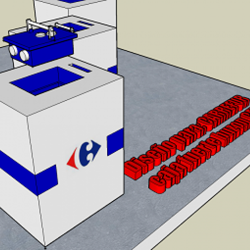 DISEÑO CAJA FUERTE CON BUZON CFEG 28 MINIPOL para : CARREFUR para agrandar imagen pinchar en la foto